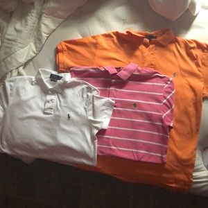 3 Polo collard tees bundle